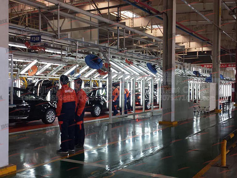 電動車最終強(qiáng)光檢驗線
